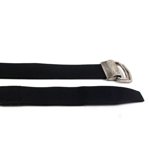 AL & Co BLACK REAL LEATHER 1 3/8"Wd DRESS CASUAL CLASSIC WOMEN'S BELT Sz 30 (R7 - Picture 11 of 12